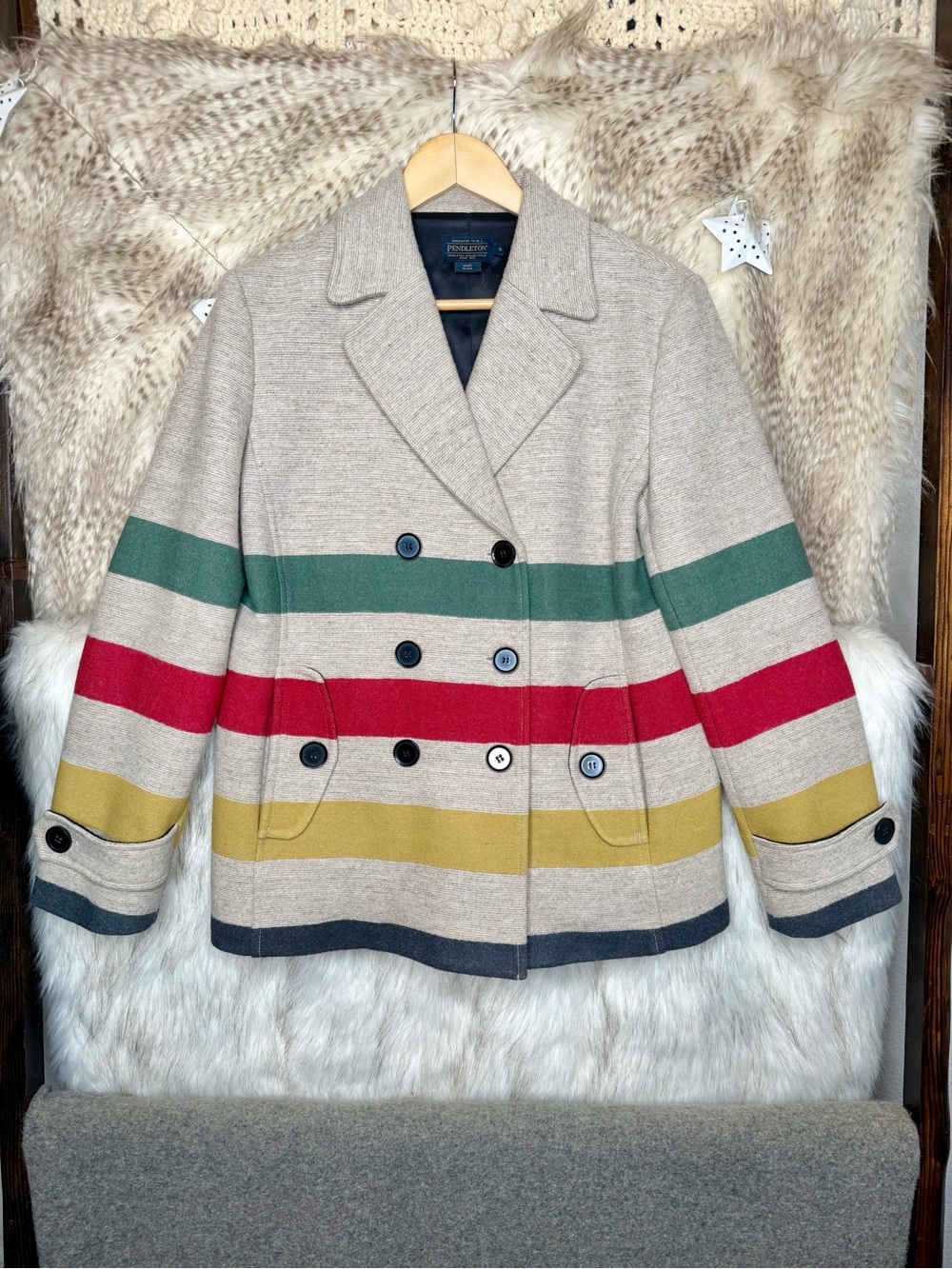 Pendleton Glacier Park Wool Coat